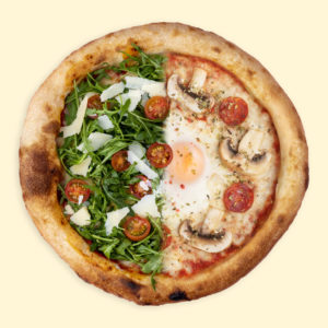 Pizza mitades crea tu pizza personalizada