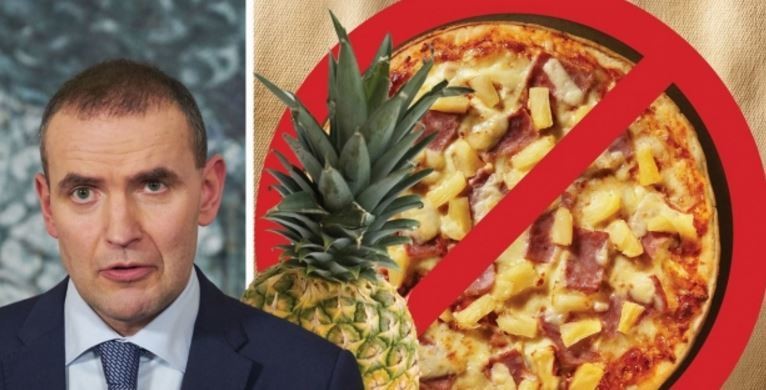 Presidente de islandia prohibición pizza hawaiana