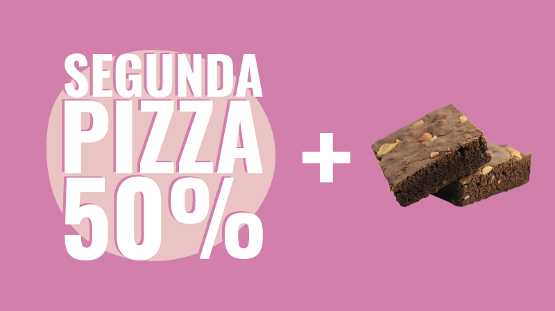 Second pizza offer 50% discount